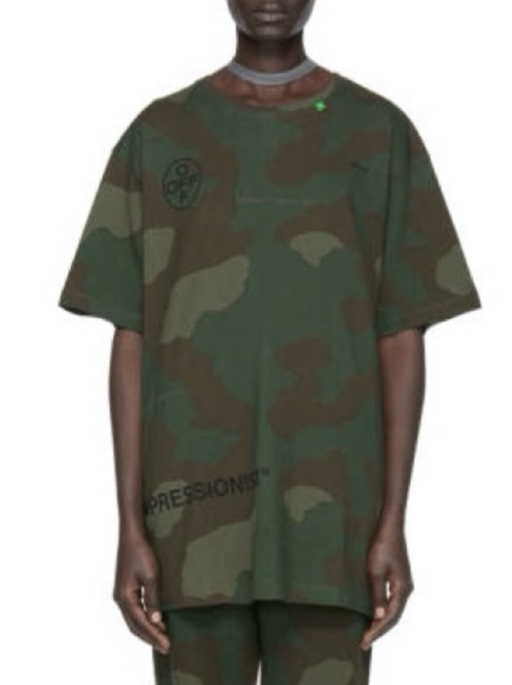 Off-White Camo Oversized Tee